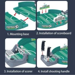 BABY FOOT Jeu De Table De Football Pour Enfants à Deux Joueurs