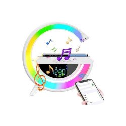 Lampe LED Chargeur Sans Fil-Radio Réveil