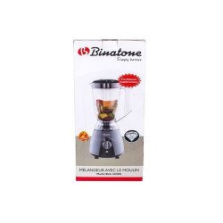 Binatone Blender Incassable BLG-403 – 350 W, 1,5 Litres avec Broyeur