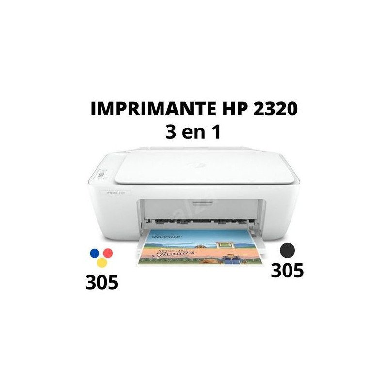 Hp Imprimante HP - Tout-en-Un - DeskJet 2320 -Blanc