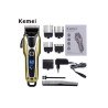 Kemei Tondeuse Electrique Rechargeable KM-1990 Cheveux Et Barbe - Pour Hommes Et Enfants Noir/dore