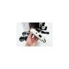 Geemy Tondeuse Electrique Professionnelle Rechargeable- Blanc